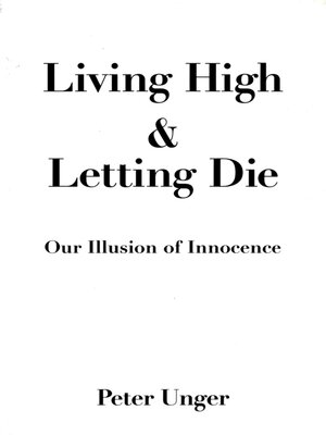 cover image of Living High and Letting Die